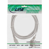 Cable De Alimentación Inline Tipo F En Ángulo Según Iec C13 Gris 1,5 M