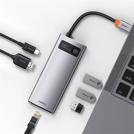 EAN 6953156204645 - Baseus Metal Gleam USB 3.2 Gen 1 (3.1 Gen 1) Type-C Gris imagen 8