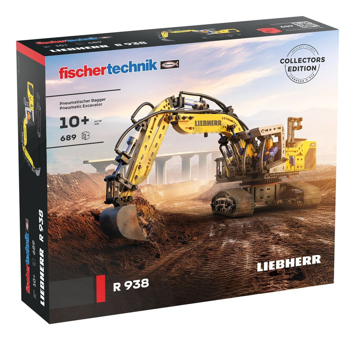 Fischertechnik Fischertechnik Liebherr R 938 Pneumatischer Bagger  576450 576450