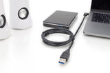 Assmann Electronic Ak-300147-010-S Cable Usb 1 M 3.2 Gen 2 (3.1 Gen 2) Usb C Usb A Negro