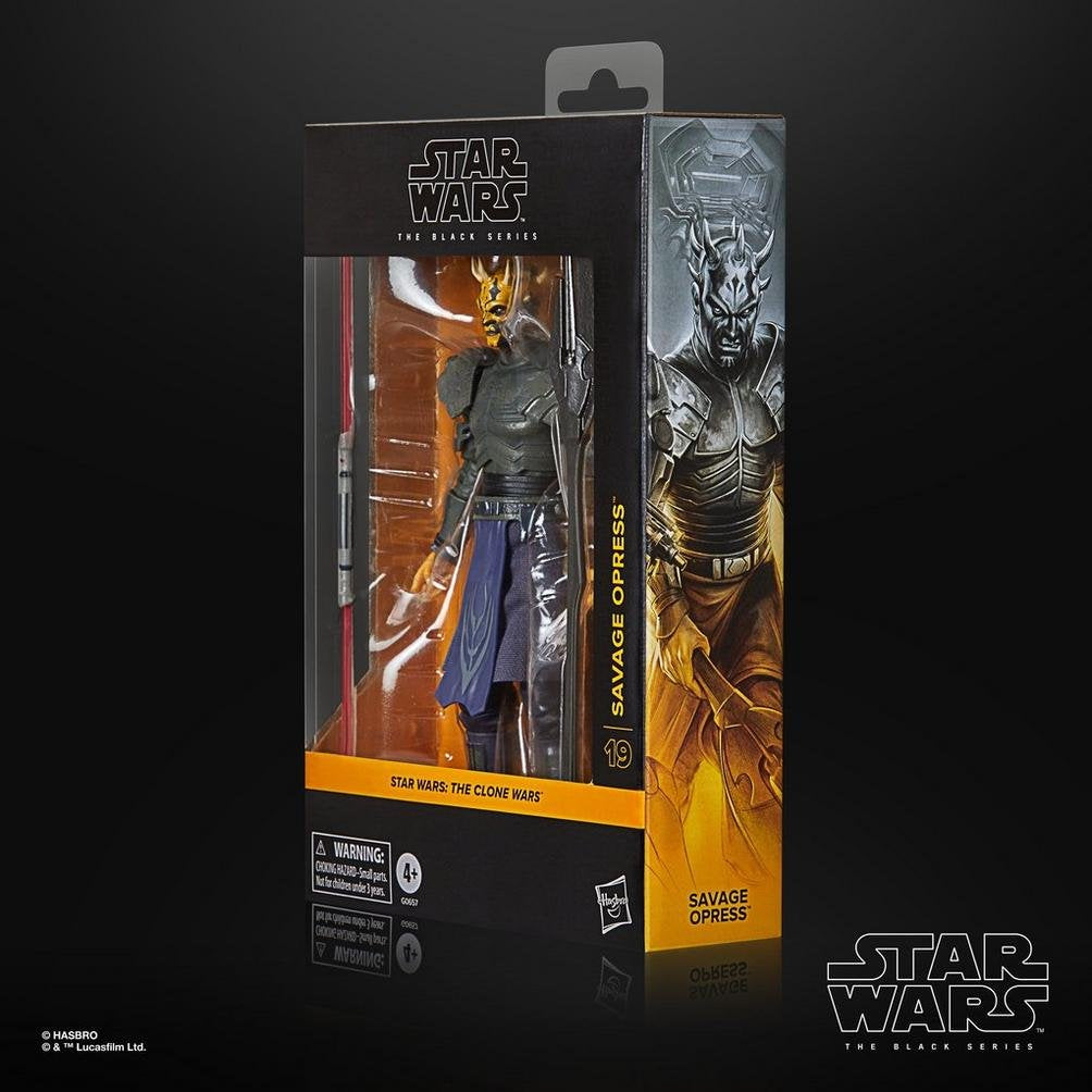 Figura Hasbro Star Wars The Black Series The Clone Wars Savage Opress