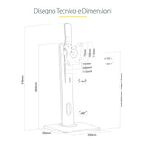 EAN 0065030891868 - StarTech.com FPPNEUSTND soporte para monitor 86,4 cm (34") Negro imagen 23