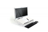 EAN 8717399998277 - BakkerElkhuizen FlexDesk 630N archivador Acrílico, Plástico, Caucho, Acero Transparente, Blanco imagen 2