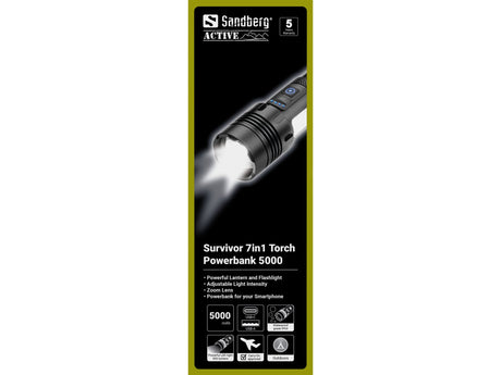 EAN 5705730421082 - Sandberg Survivor 7in1 Torch Powerbank 5000 imagen 5