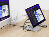 Docking Usb-C Soporte Conceptronic 1xhdmi4k 2xusb-A 3.0 1xusb-C 1xusb-C Pd100w 1x3,5mm 1xsd/Sdmicro