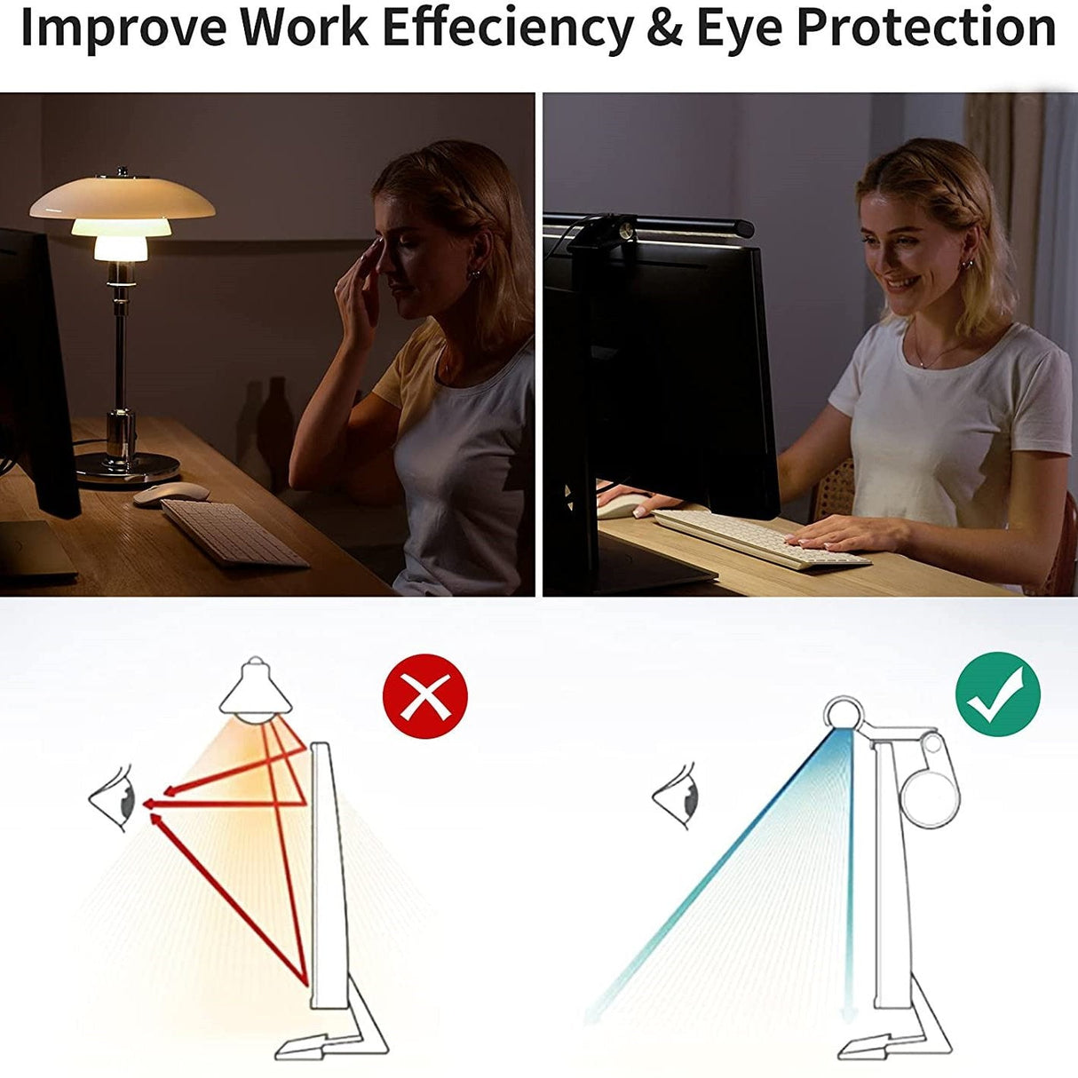 4smarts 2in1 Lampara Lightbar Pro Monitor Con Webcam Fullhd  Plata