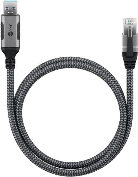 EAN 4040849704994 - Goobay 70499 cambiador de género para cable USB A RJ-45 Negro, Plata imagen 4