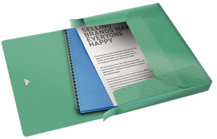 Esselte Carpeta De Proyectos Colour´Ice Capacidad Adicional A4 Polipropileno Verde Translúcido