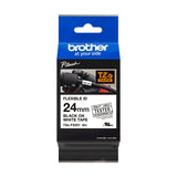 EAN 0012502626107 - Brother TZE-FX251 cinta para impresora de etiquetas Negro sobre blanco imagen 2