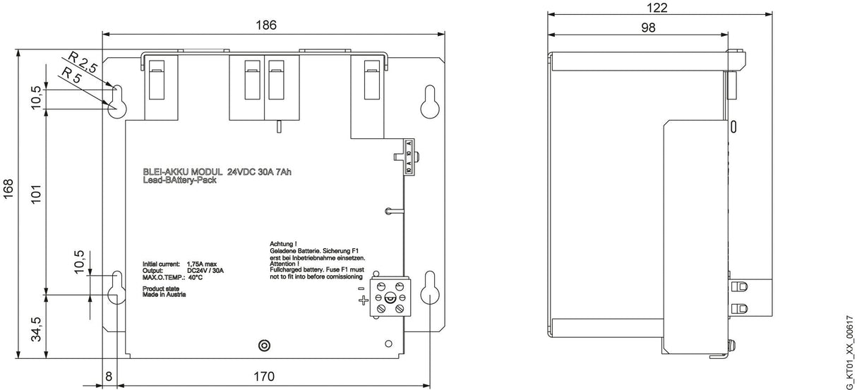Siem 6ep1935-6me21 Batterie-Modul Sitop Power