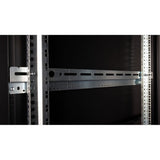 Roline 19-Zoll Serverschrank Pro 42 He, 600x1000 Bxt Schwarz Plexiglas