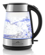 Eta Eta115490000 Crystela Glass Kettle, 1.7 L, 2200 W