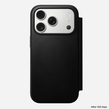 Nomad Modern Leather Folio Iphone 17 Pro Black