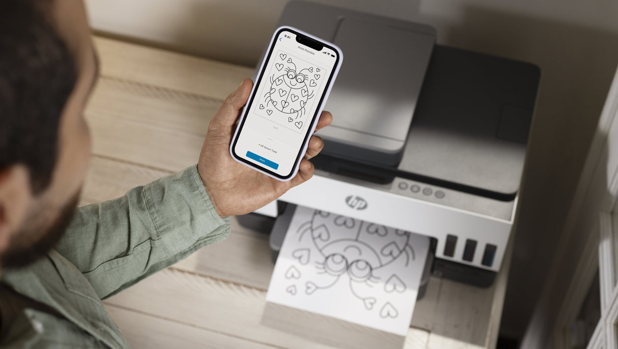 Multifunción Recargable Hp Smart Tank 7306 Wifi  Dúplex  Blanca