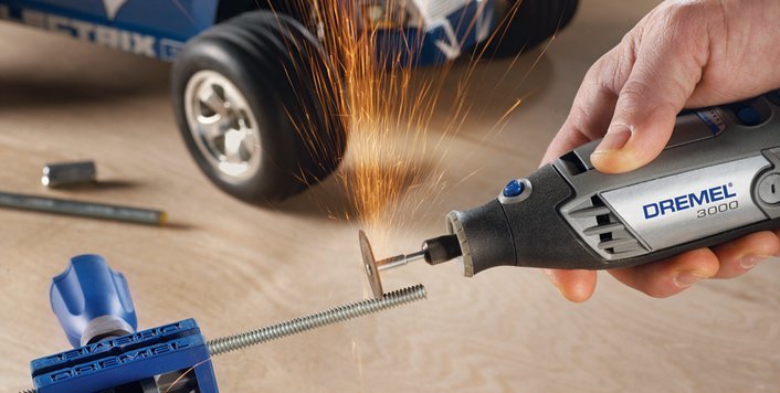 Herramienta Multifuncional Dremel 3000-1/25 Gris, 130 Vatios, Accesorios De 25 Piezas, Estuche