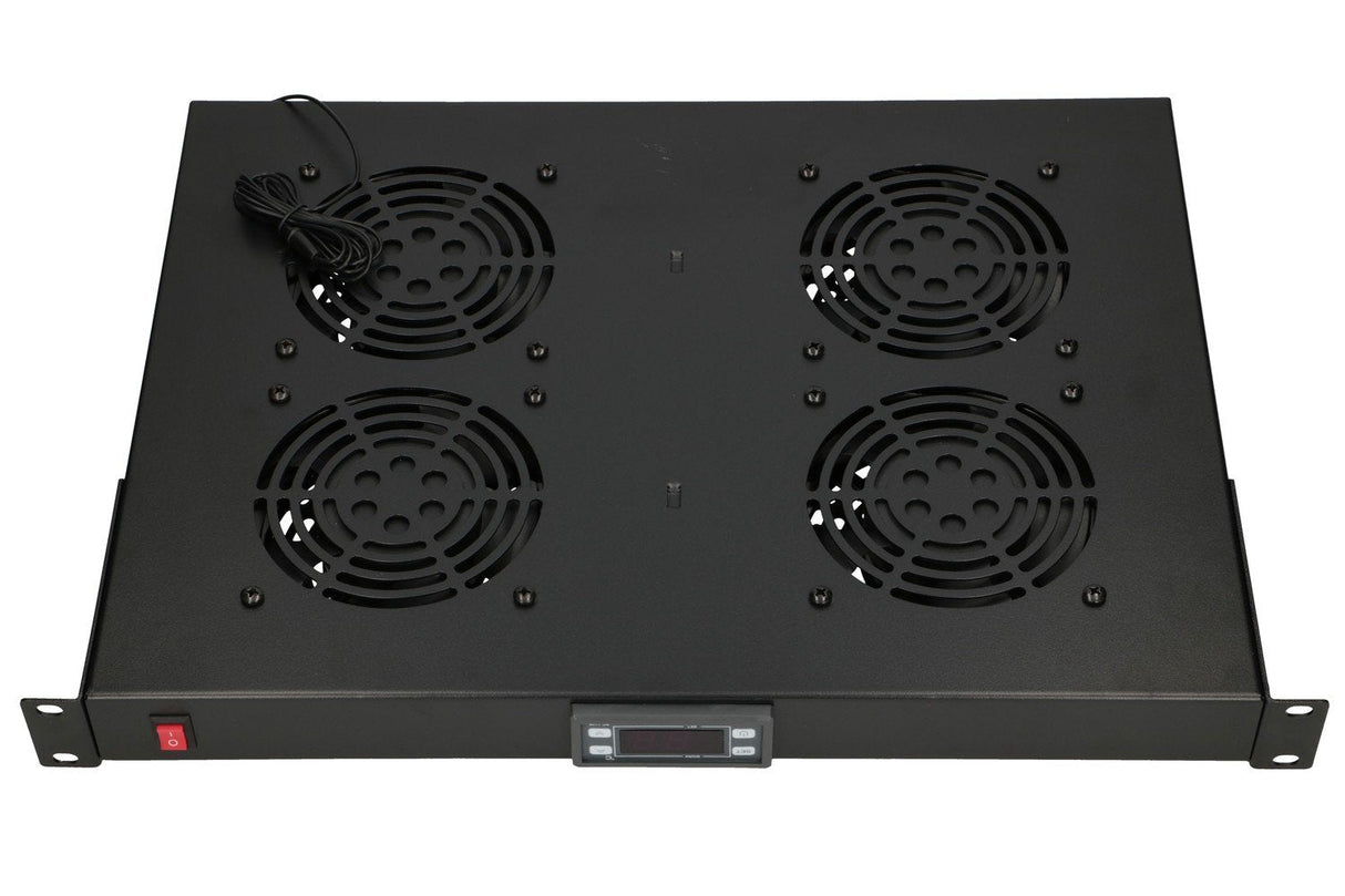 Extralink 19" Rack Mount Fan Panel (4 Fans)