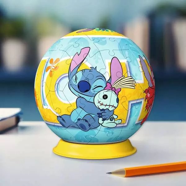 Puzzle Ravensburger 3d Ball Disney Stitch 72 Parts 11596