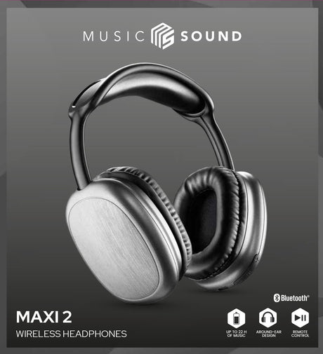 EAN 8018080453939 - Music Sound MAXI2 Auriculares Inalámbrico Diadema Llamadas/Música USB Tipo C Negro imagen 1