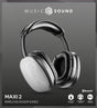 EAN 8018080453939 - Music Sound MAXI2 Auriculares Inalámbrico Diadema Llamadas/Música USB Tipo C Negro imagen 1