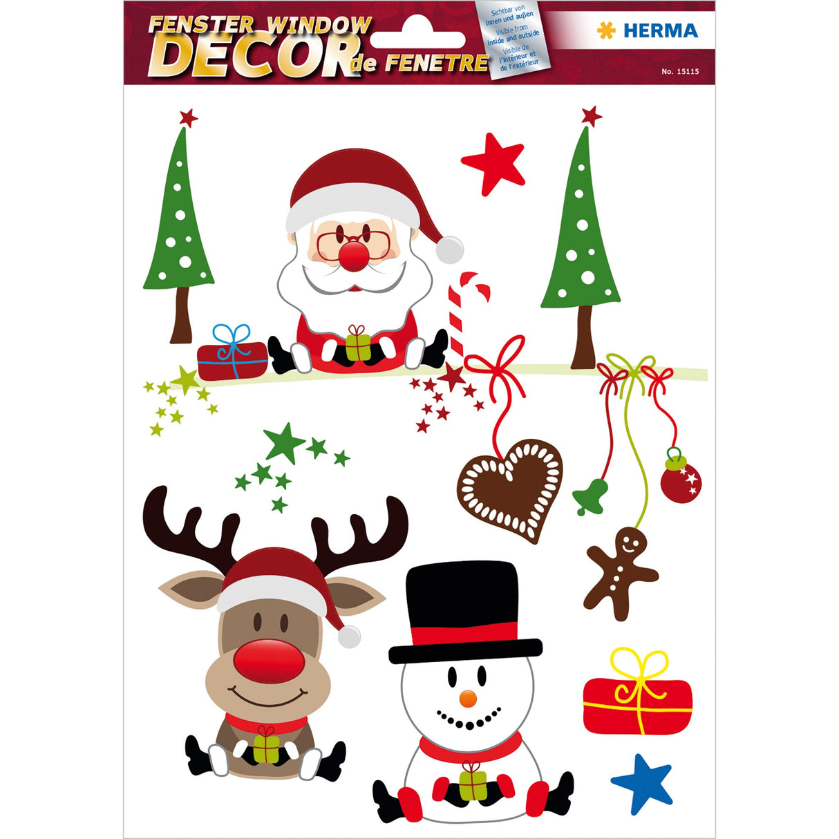 EAN 4008705151153 - HERMA 15115 etiqueta decorativa engomada Película Multicolor Desmontable 5 pieza(s) imagen 1