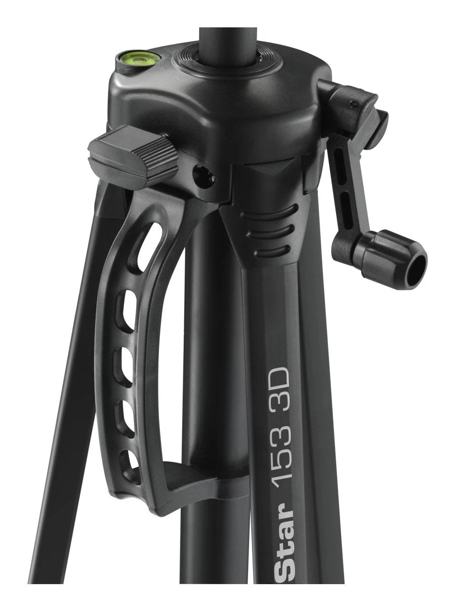 Hama Star 153 3d Tripode Para Camara Y Smartphone - Peso Max 990g - Altura Ajustable Hasta 153cm - Manivela En Columna