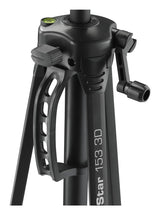 Hama Star 153 3d Tripode Para Camara Y Smartphone - Peso Max 990g - Altura Ajustable Hasta 153cm - Manivela En Columna