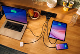 Cargador Verbatim Mini Gan Wall Charger 3xusb Tipo-C 1xusb 100w