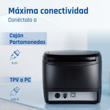 EAN 8435364319109 - iggual TP Easy 80 203 x 203 DPI Alámbrico Térmico Impresora de recibos imagen 3