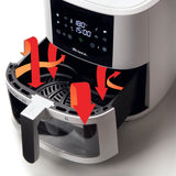 Ariete Freidora 9 L (Blanco, 1.500 Watt, Korb 9 Liter, Mit Sichtfenster) 4630w