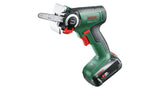 Sierra Inalámbrica Bosch Nanoblade Universalcut 18v-65, 18volt, (Verde/Negro, Batería Li-Ion 2,5ah, Power For All Alliance)