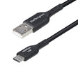 EAN 65030922456 - StarTech.com USB2AC15CMBK cable USB USB 2.0 0,15 m USB A USB C Negro imagen 1