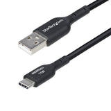 EAN 65030922456 - StarTech.com USB2AC15CMBK cable USB USB 2.0 0,15 m USB A USB C Negro imagen 1