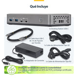 EAN 0065030921756 - StarTech.com 196UE-USBC-DOCK base para portátil y replicador de puertos Alámbrico USB 3.2 Gen 2 (3.1 Gen  imagen 11