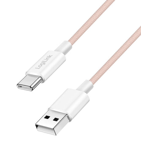 EAN 4052792077810 - LogiLink CU0323 cable USB USB 2.0 0,5 m USB A USB C Rosa imagen 1