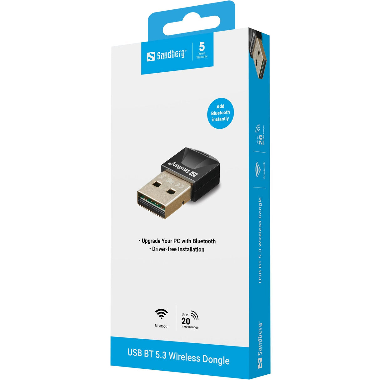 Adaptador Sandberg Usb Bluetooth 5.0 Dongle