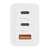 Tnb Cargador Gan Charger 2 Usb-C  Power Delivery + 1 Usb-A 65w - White