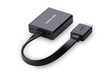 Ugreen 40248 Adaptador De Cable De Vídeo 0,16 M Vga (D-Sub) Hdmi + Micro-Usb Negro