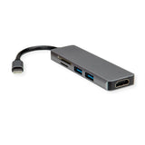 Estación De Acoplamiento Usb Tipo C 4k Hdmi 2x Usb3.2 Gen1 Tipo A Sd Microsd