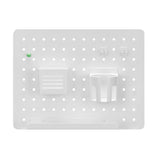 Pegboard, Wall-Mounted, Office, 420x320mm, Blanco