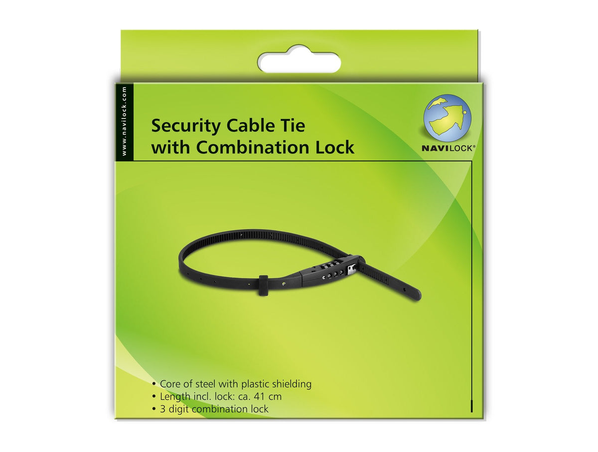 Navilock Universal Sicherungskabelbinder Con Zahlenschloss