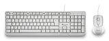 Pack 2en1 (Teclado/Ratón) Ngs Cocoa (Blanco)