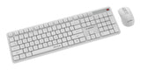 Keyboard +Mouse Wrl Eng/White Kbs-Wms-01-W Gembird