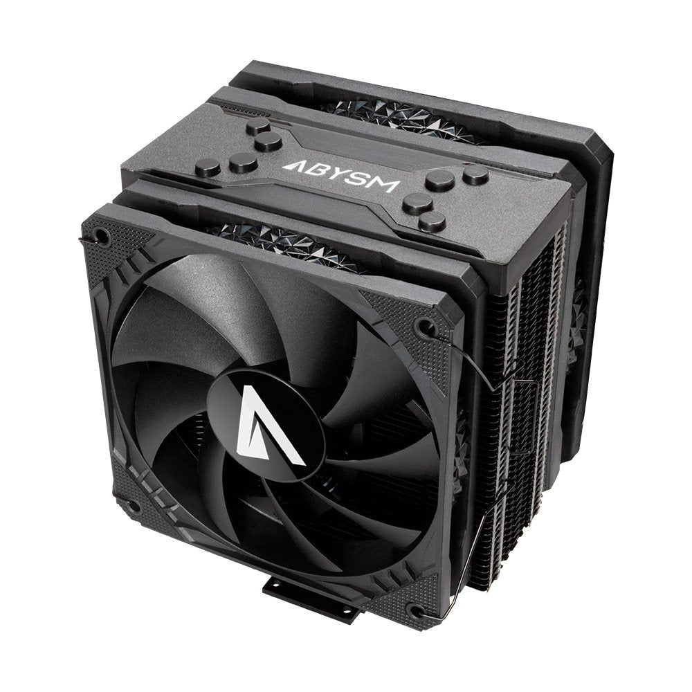 Refrigerador Cpu Multizocalo Abysm Gaming Air Snow Iv Black 4heatpipes Ab832406