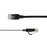 Flat U/Utp Cat6a Black 1.5m Awg 34/7, Pvc, 1x4mm Utp-Fl6a-00150-Blk
