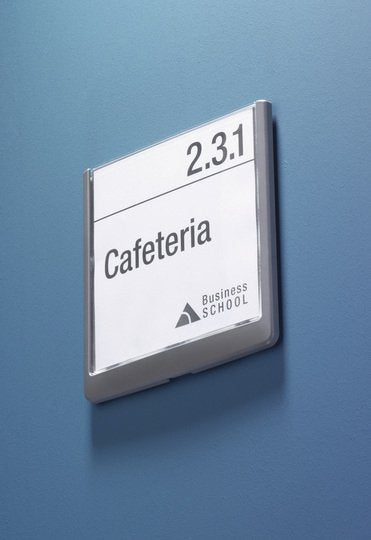 Durable Click Sign - Soporte Para Etiqueta - Fijación De Puerta