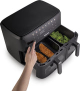 EAN 3838783014481 - Hisense HAF2700DCD Doble 11 L Independiente 2700 W Freidora de aire caliente Negro imagen 12