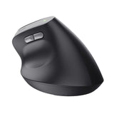 Ratón Trust Yuno Vertical Inalámbrico - Ergonómico - Recargable - Negro