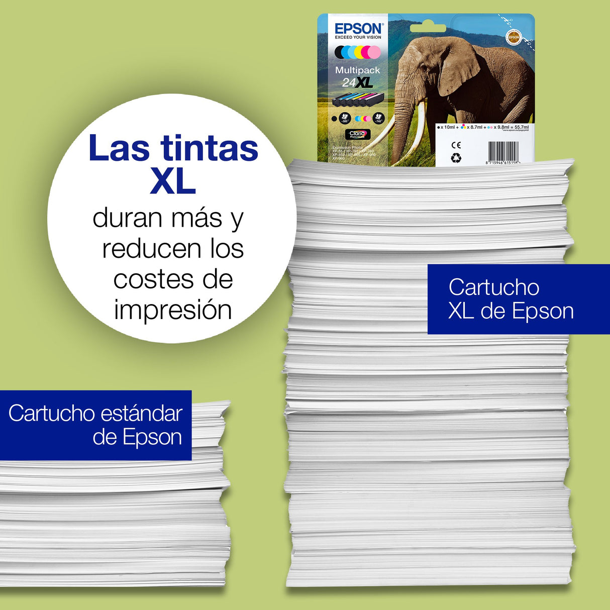 EAN 8715946626802 - Epson Elephant C13T24224022 cartucho de tinta 1 pieza(s) Original Rendimiento estándar imagen 6