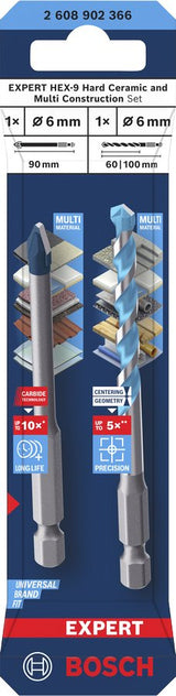 EAN 6949509245588 - Bosch HEX-9 Juego de brocas 2 pieza(s) imagen 2