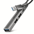 EAN 8595247909329 - Axagon HUB USB HUE-STA, 4x USB ALU STRIP hub, 1x USB-A 5Gbps, 2x USB-A & 1x USB-C 480Mbps, kabel USB-A 12 imagen 1